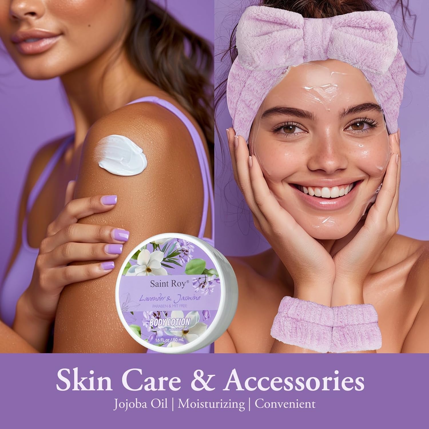 Spa Gift Basket for Women, Luxurious 13Pc Lavender Jasmine Bath Gift Set, Perfect Birthday & Mothers Gifts Idea, Relaxing Home Spa Kit with Body Wash, Bath Bombs, Bubble Bath, Body Lotion & More Gifts for Mothers Day